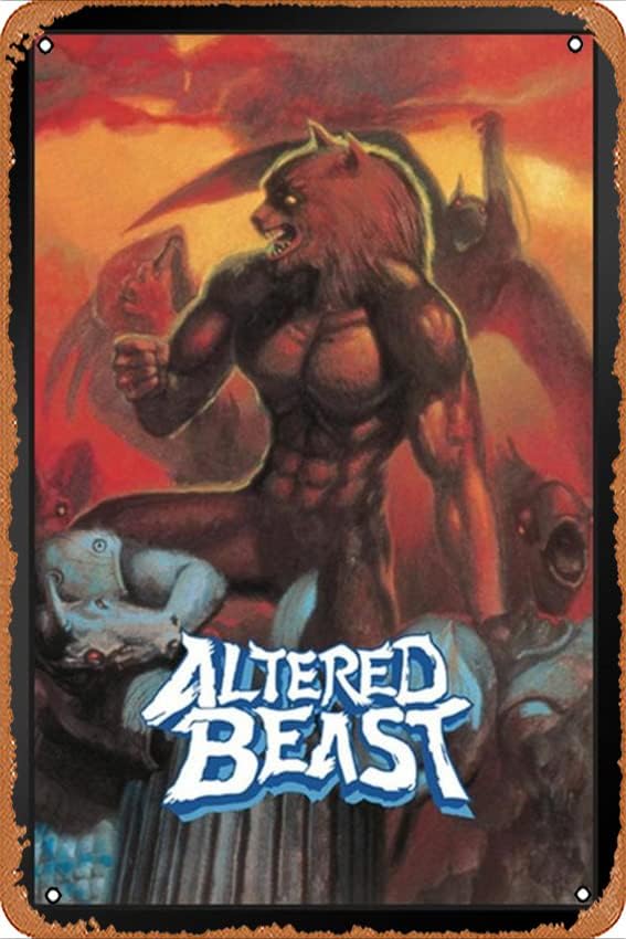 Retro Gaming Videos - Affiche en métal rétro, signe en