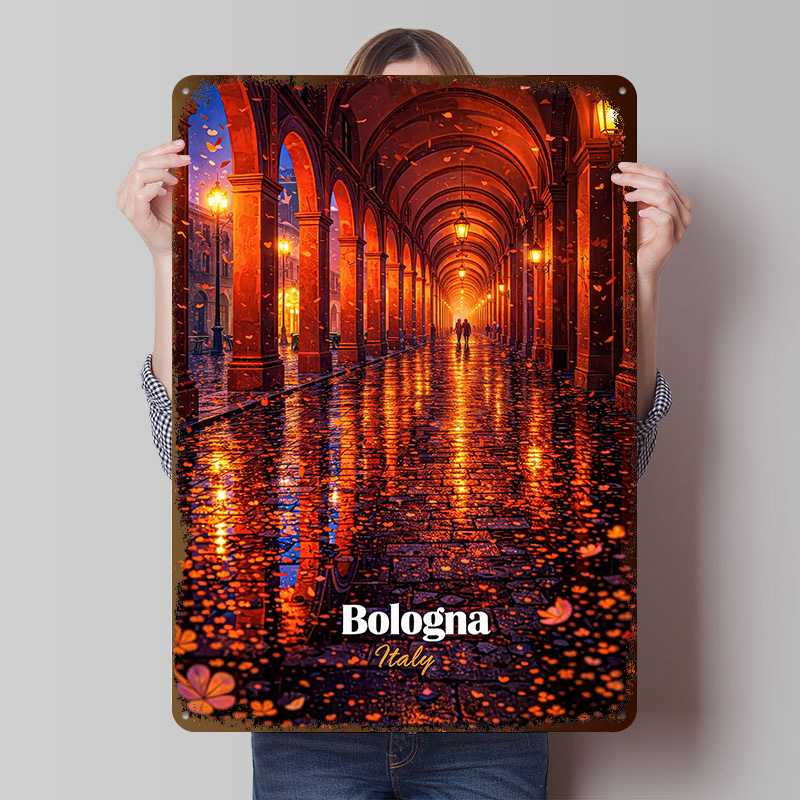 Retro Gaming At - Affiche métallique personnalisée « Arches de