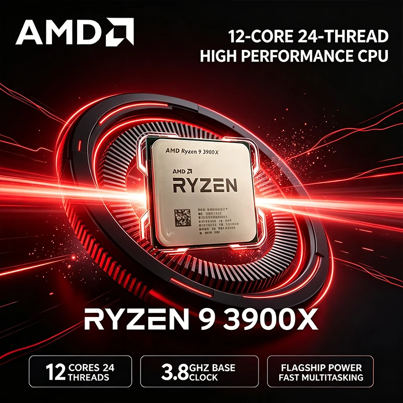 Amd Cpu Ryzen 9 - Processeur AMD Ryzen 9 3900X 12