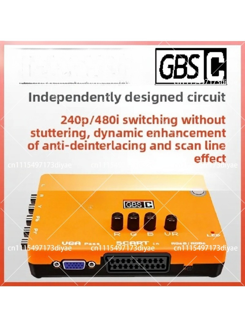 Retro Gaming Videos - Convertisseur vidéo GBS-C, alternative OSSC, déinterlasseur