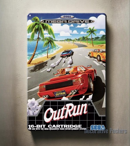 Retro Gaming Videos - Affiche métallique de jeu vidéo rétro
