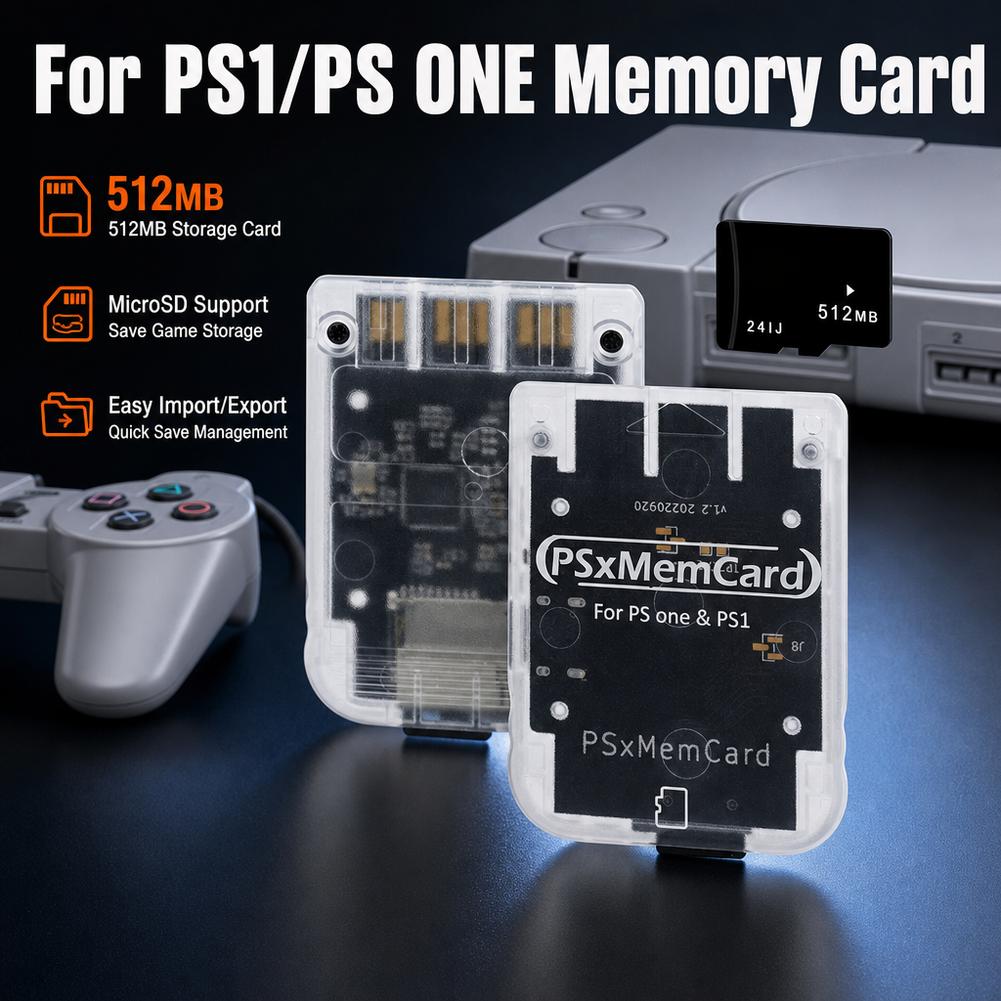 Memory Card Ps1 - Carte mémoire PSxMemCard pour PlayStation PS1