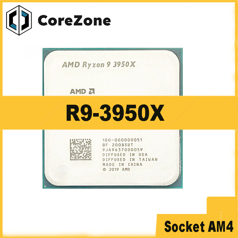 Amd Cpu Ryzen 9 - Ryzen 9 3950X R9 3950X 16