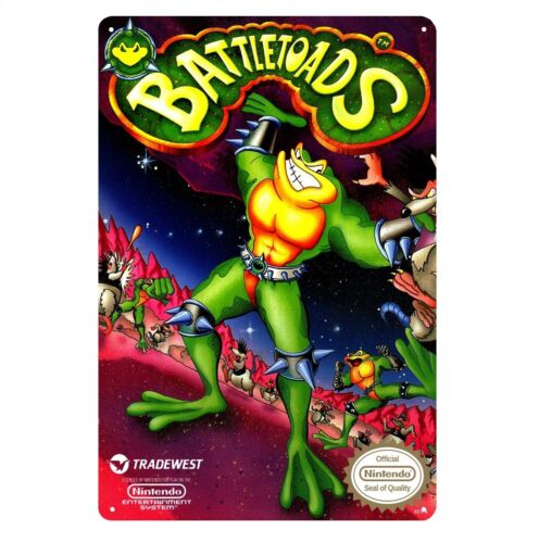 Retro Gaming Videos - Affiche métallique de jeu vidéo rétro
