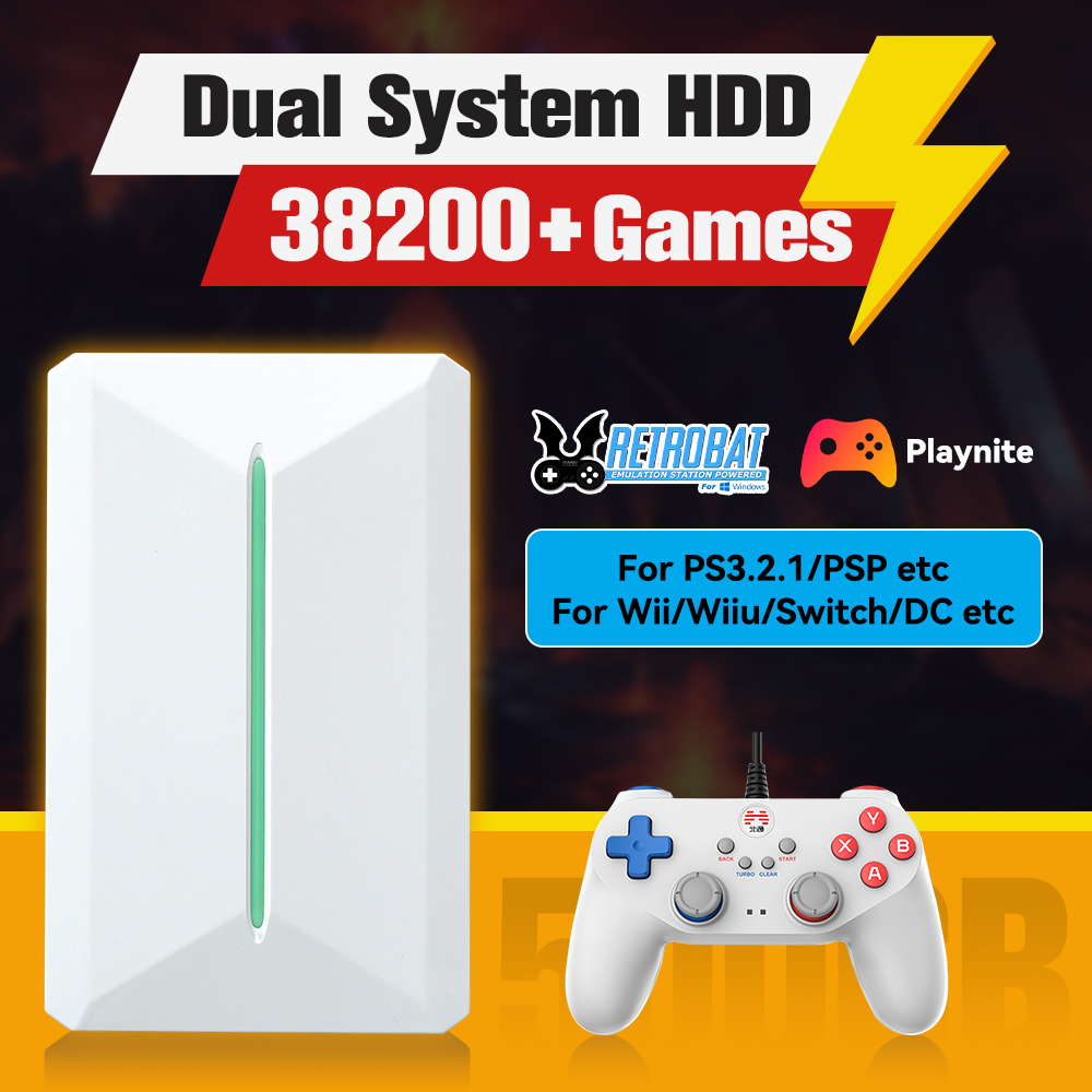 Retro Gaming Space - Retrobat & Playnite System HDD Console