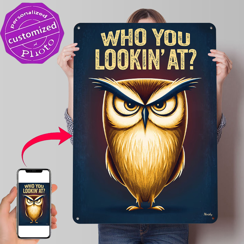 Retro Gaming At - Affiche « Who You Lookin’ At