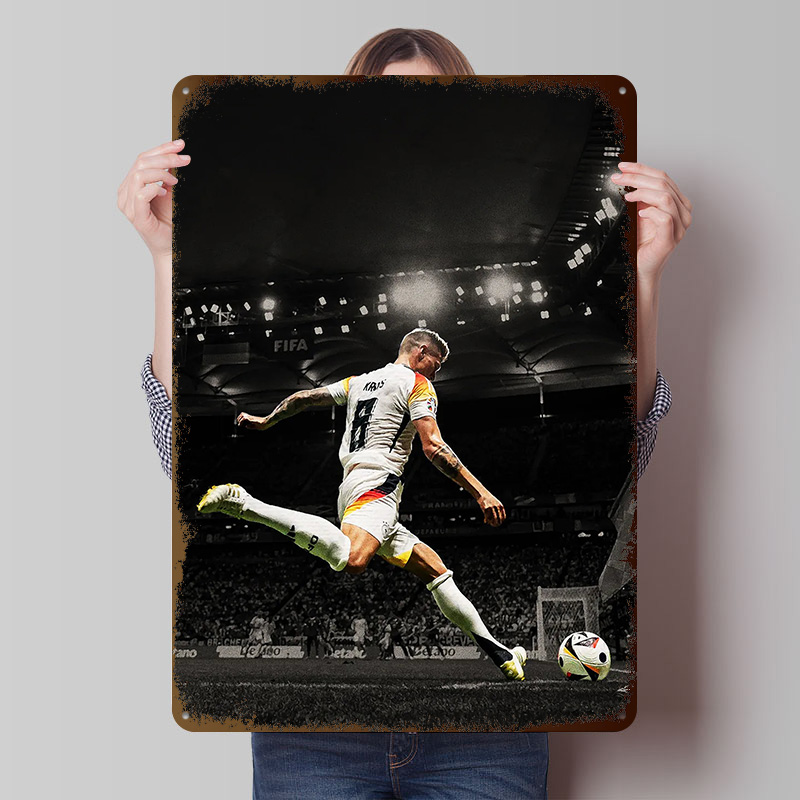 Retro Gaming Bar - Kroos – affiche murale en fer