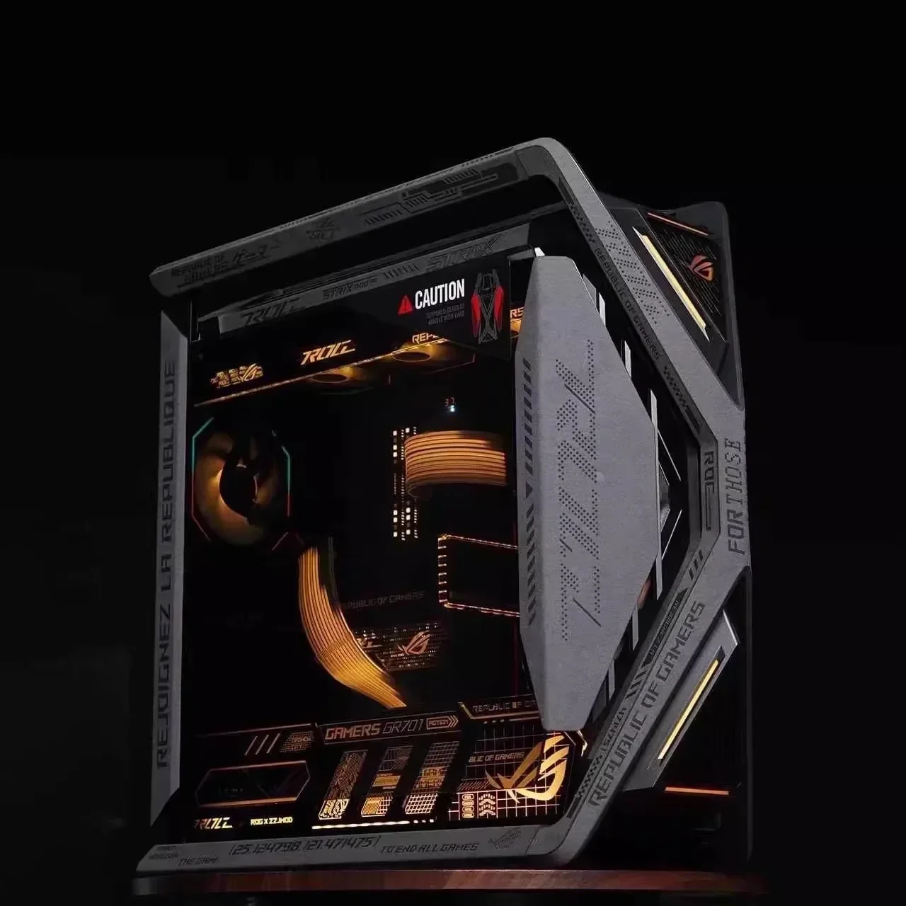 Retro Gaming Pc Case - Autocollants décoratifs en daim pour boîtier