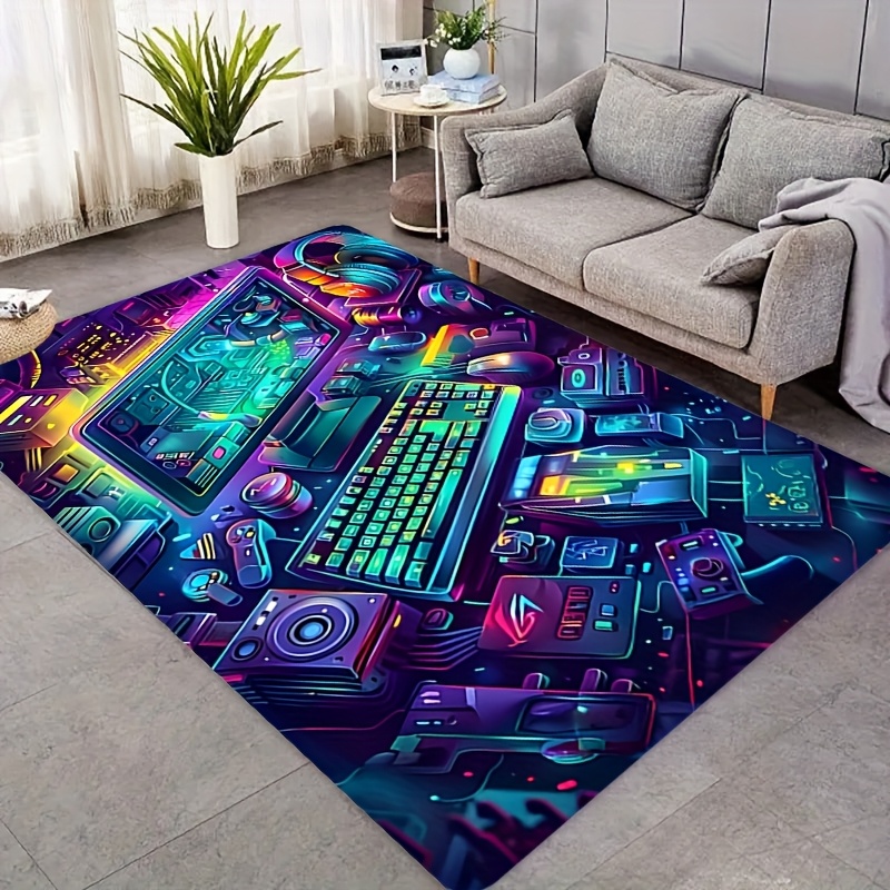 Tapis de jeu Cyberpunk en flan - Retro Gaming Rug avis et prix