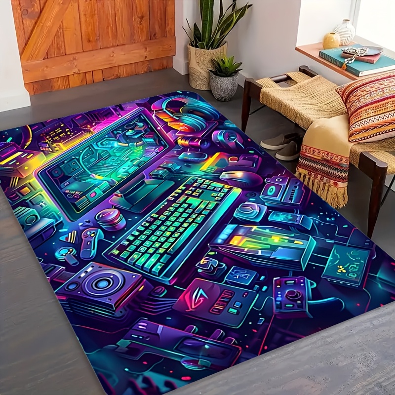 Tapis de jeu Cyberpunk en flan - Retro Gaming Rug avis et prix
