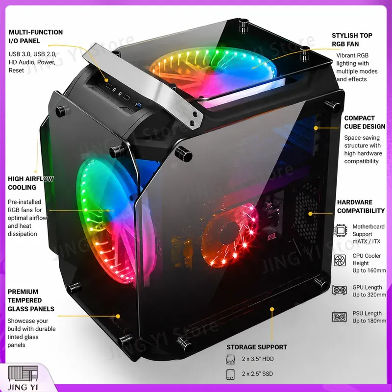 Boîtier PC Gaming ATX mATX, To - Retro Gaming Pc Case avis et prix