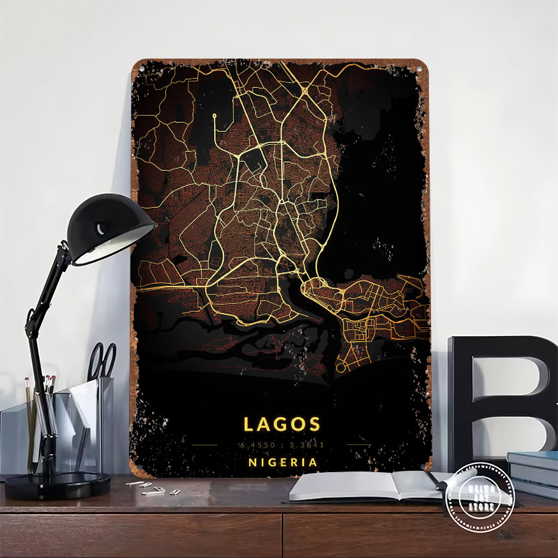 Affiche Carte de la Ville de L - Retro Gaming Bar avis et prix
