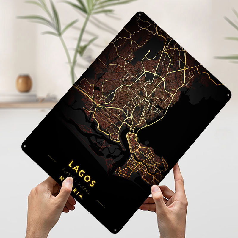 Affiche Carte de la Ville de L - Retro Gaming Bar avis et prix