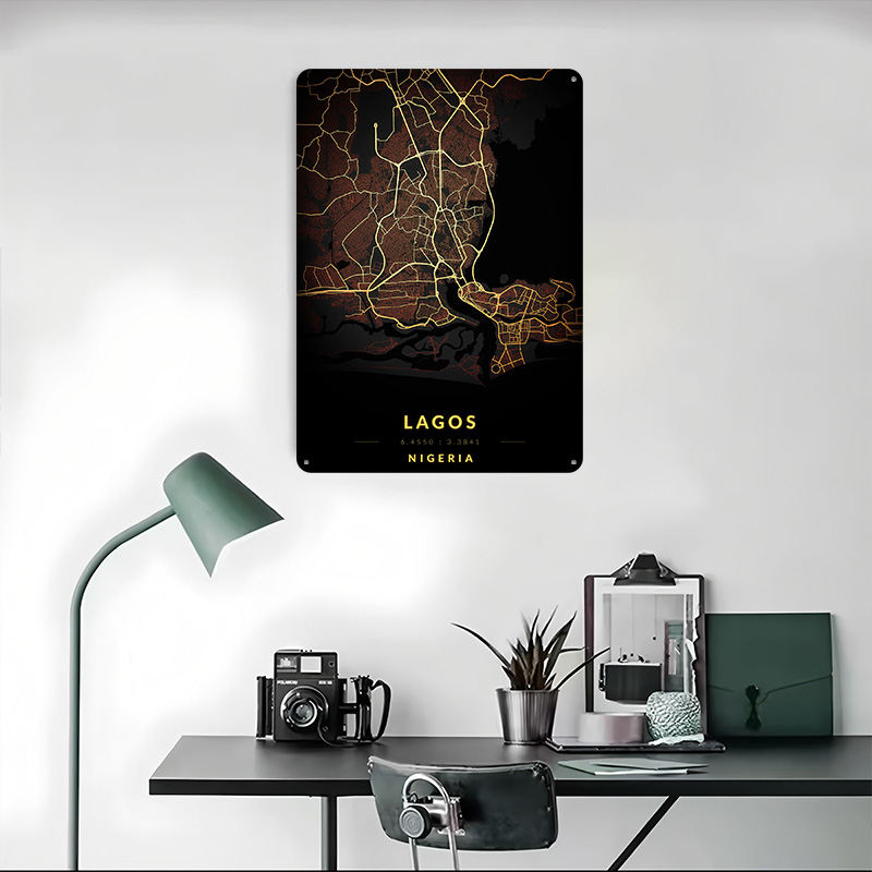 Affiche Carte de la Ville de L - Retro Gaming Bar avis et prix