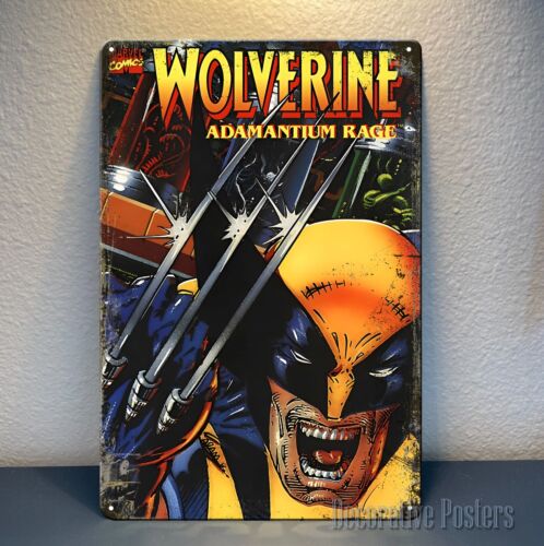 Affiche métallique Adamantium  - Retro Gaming Videos avis et prix