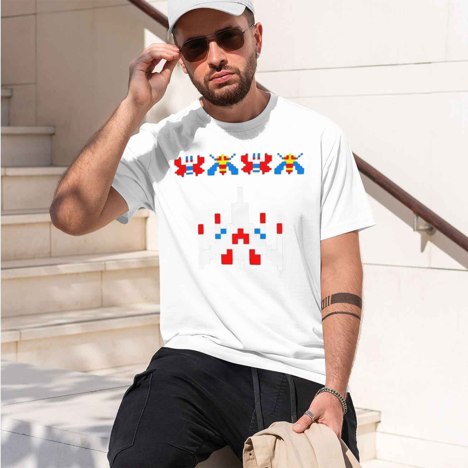 T-shirt vintage Galaga Invader - Retro Gaming Space avis et prix