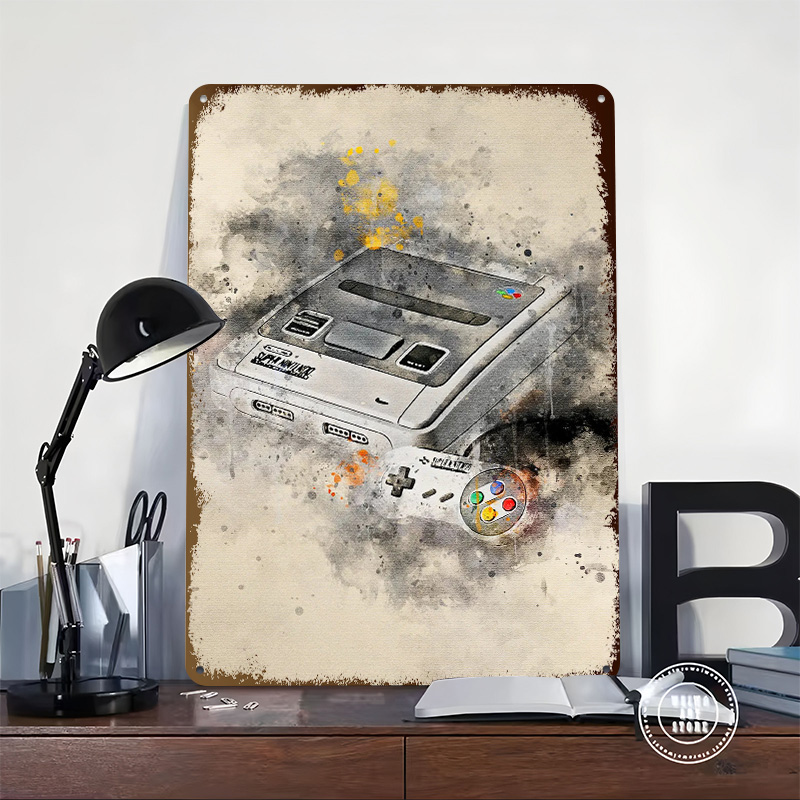 Affiche Murale Métallique Gami - Retro Gaming Bar avis et prix
