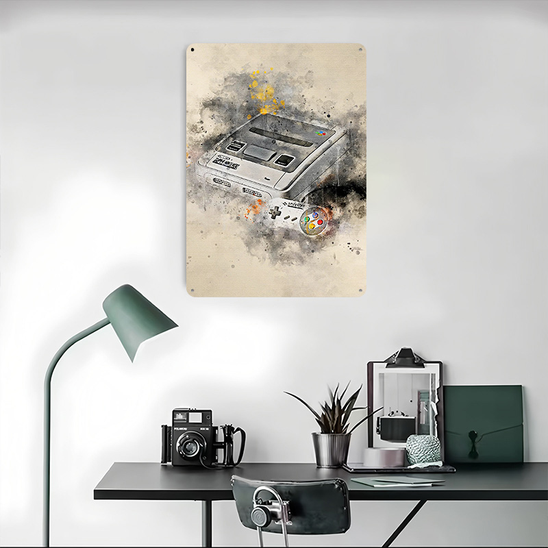 Affiche Murale Métallique Gami - Retro Gaming Bar avis et prix