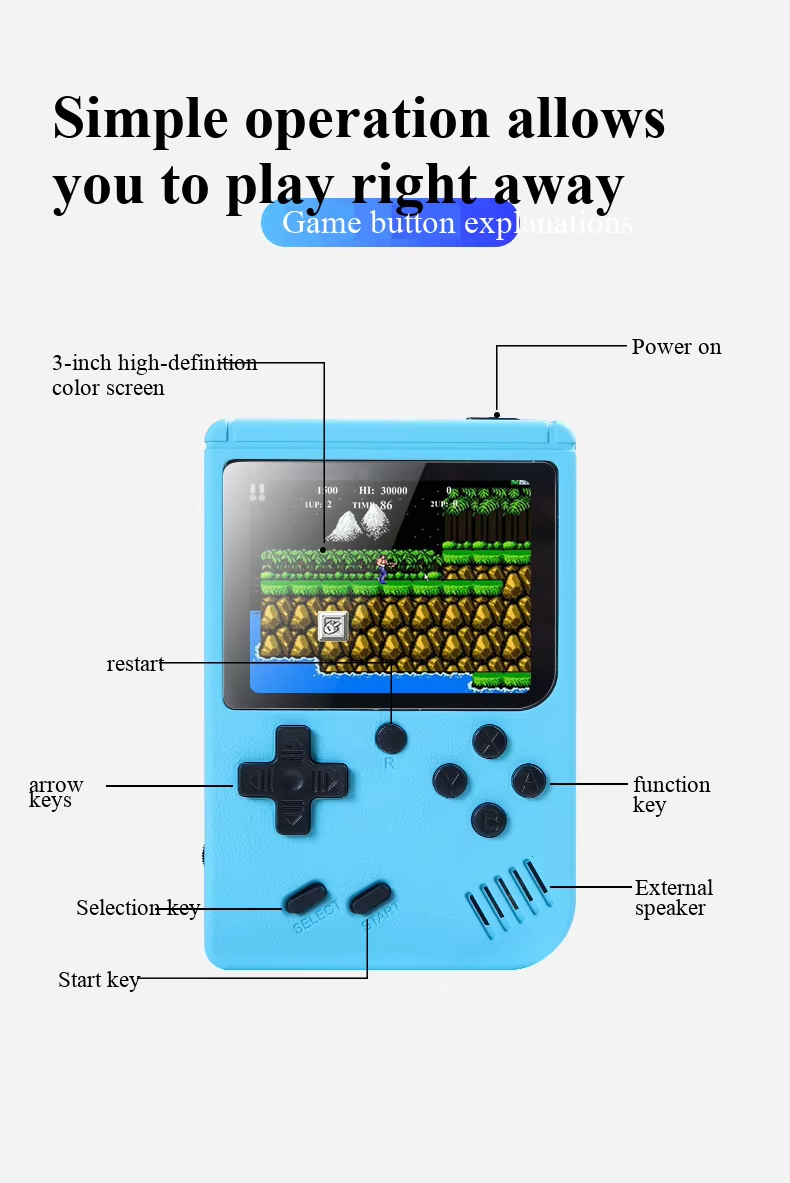Console de jeux portable rétro - Retro Gaming Space avis et prix