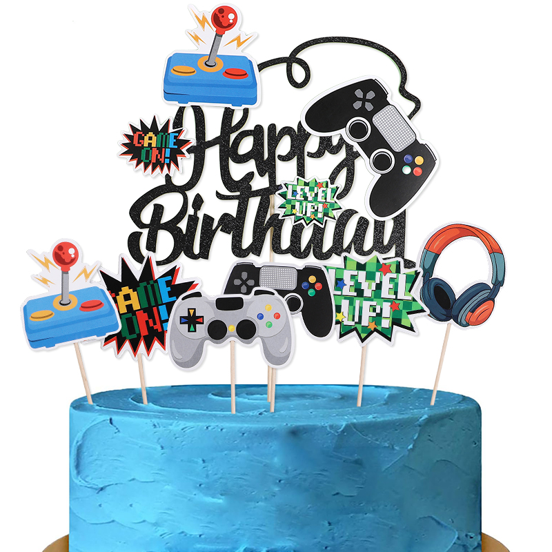 Décoration de gâteau de jeu vi - Retro Gaming Videos avis et prix