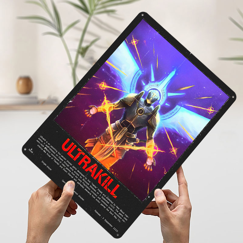 Affiche Métallique Ultrakill G - Retro Gaming Bar avis et prix