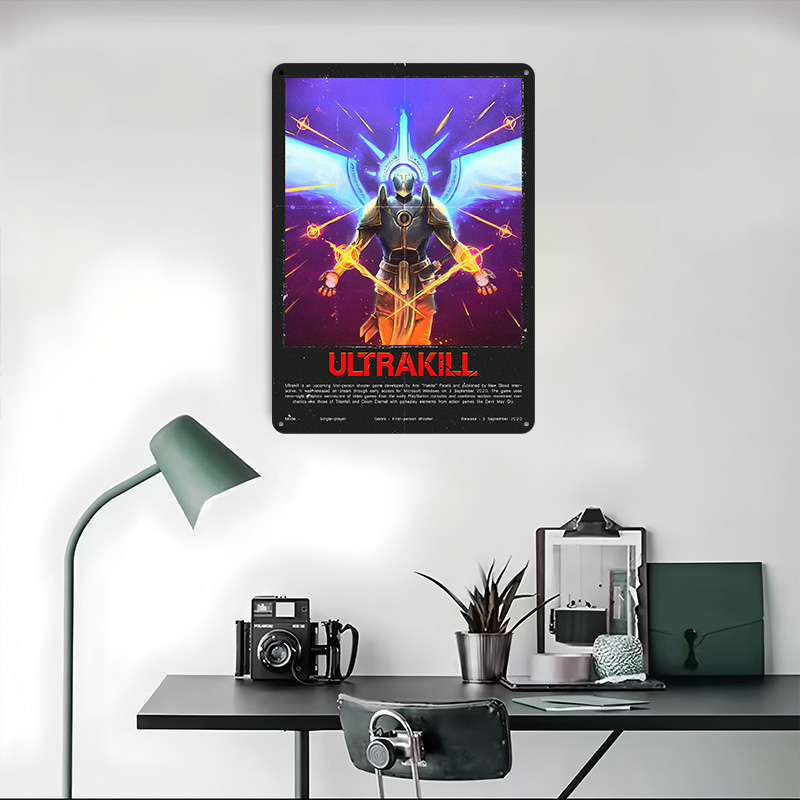 Affiche Métallique Ultrakill G - Retro Gaming Bar avis et prix