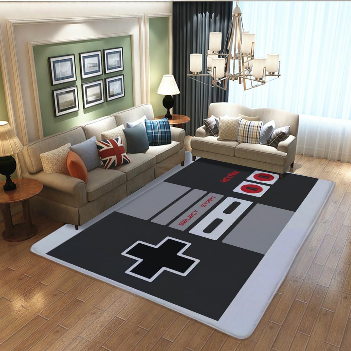 Tapis vintage sur le thème de  - Retro Gaming Rug avis et prix