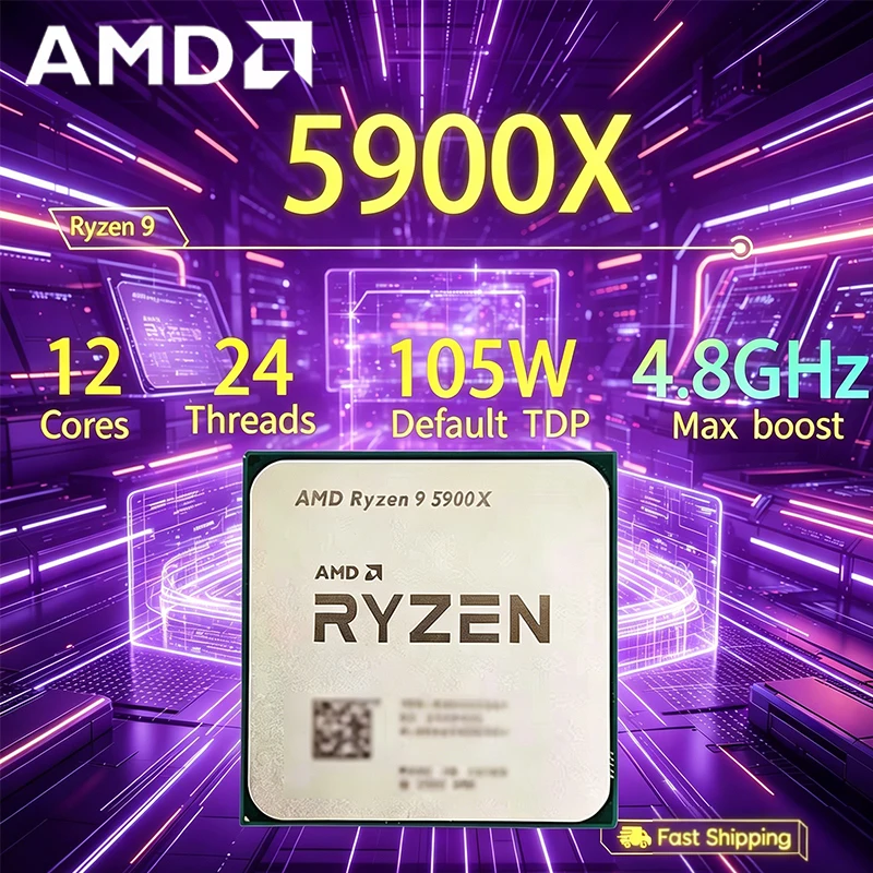 Processeur AMD Ryzen 9 5900X R - Amd Cpu Ryzen 9 avis et prix