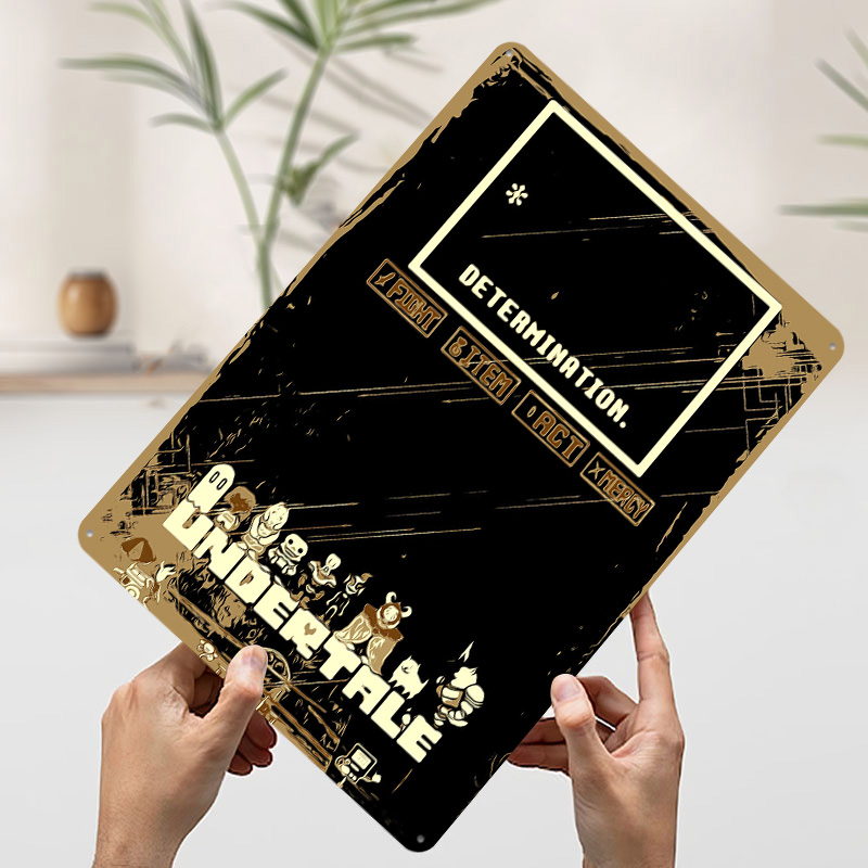 Affiche métallique Undertale,  - Retro Gaming Bar avis et prix