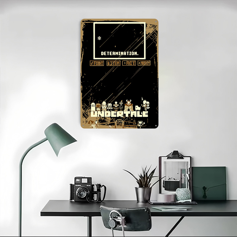 Affiche métallique Undertale,  - Retro Gaming Bar avis et prix